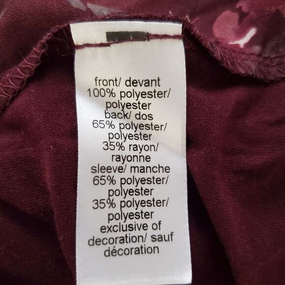 NEW! Marucies Crochet & Lace Floral Long Sleeve Blouse - size 4X in Purple - Picture 11 of 12